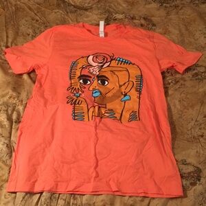 Bella Canvas Vibrant Orange Tee